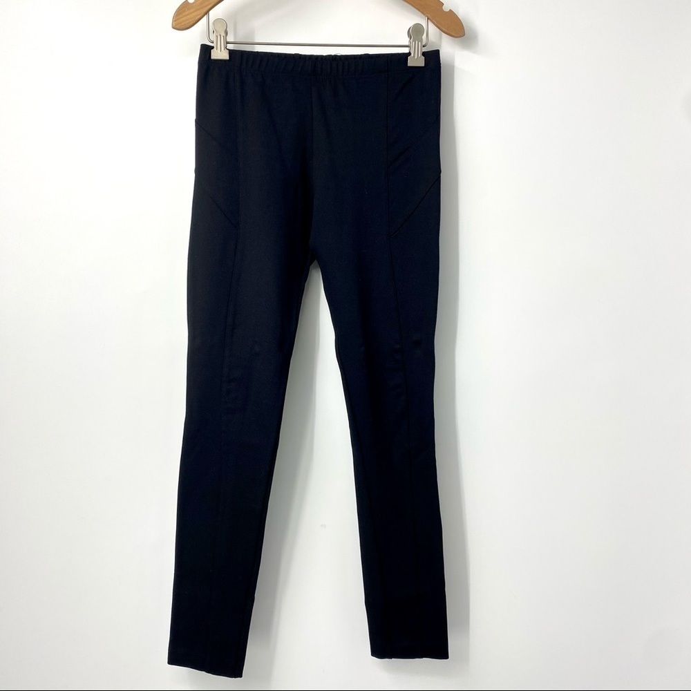 Amanda Uprichard black ponte knit pull on pants S